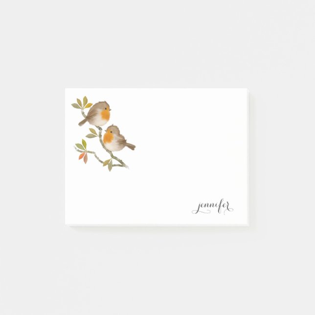 Post-it® Jote Robin Birds Publier la note (Devant)