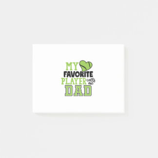 Post-it® Joueur de tennis | Mon Joueur Favori M'Appelle Pap
