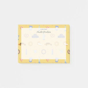 Post-it® Joueur New York Motif Custard Nom jaune