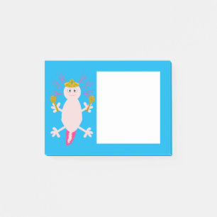 Post-it® Jour de l'Axolotl mexicain mort