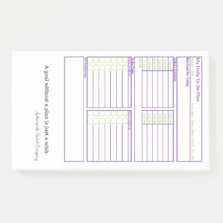 Post-it® Journal pour faire le planificateur dans le