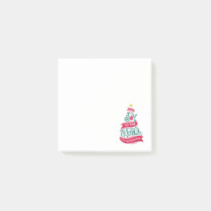 Post-it® Joy to the World Christmas Citation Typographie