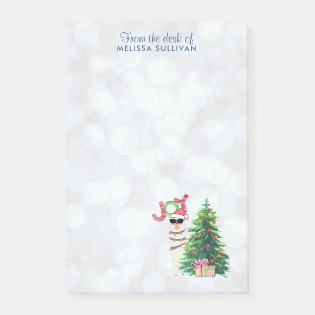 Post-it® Joy Typography | Christmas Llama (Devant)
