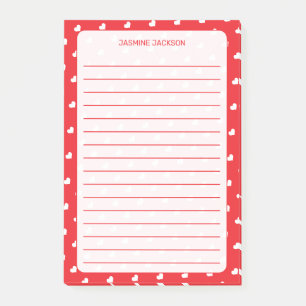 Post-it® Joyeuse Saint-Valentin Moderne Motif d'Amour