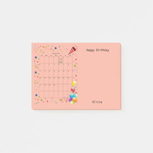 Post-it® Joyeux anniversaire Novembre 2022 Post-it Notes