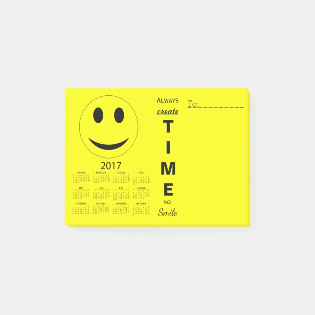 Post-it® Joyeux calendrier de motivation pour le Nouvel An  (Devant)