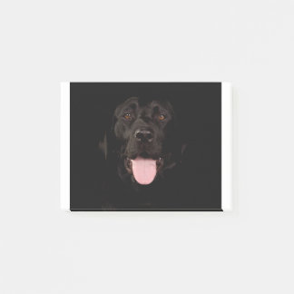 Post-it® Joyeux chien noir du Labrador