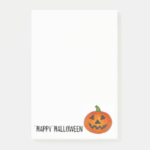 Post-it® Joyeux Halloween Citrouille orange Jack o' Lantern