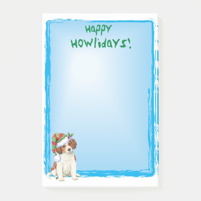 Post-it® Joyeux Howlidays Kooikerhondje (Devant)