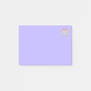 Post-it® Joyeux, Joyeux, Libre, Motivationnel, Inspirationn