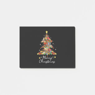 Post-it® Joyeux Noël Bibliothèque Arbre Lecture Lover Li