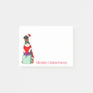Post-it® Joyeux Noël Cute Doberman Noël