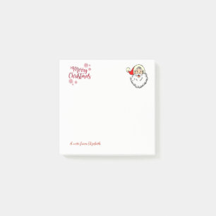 Post-it® Joyeux Noël, Père Noël Personnalisé