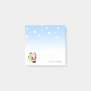Post-it® Joyeux Noël, Père Noël, Snowman -Personnalisé