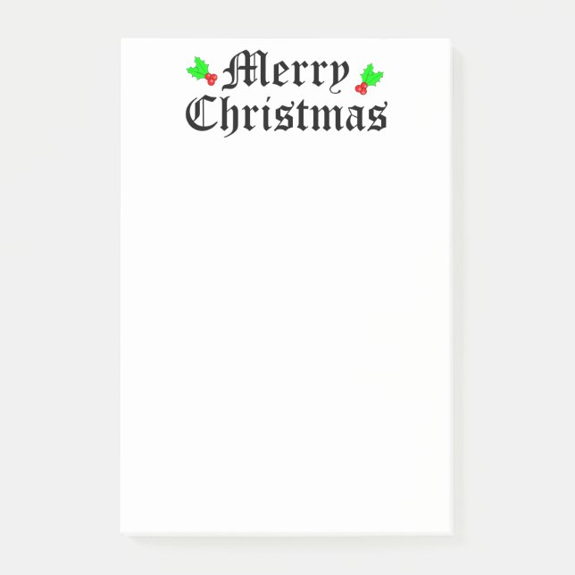 Post-it® Joyeux Noël Post-It Notes (Devant)