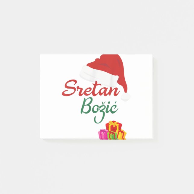 Post-it® Joyeux Noël sretan bozic hrvatski croativ (Devant)