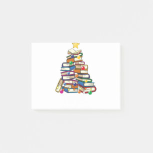 Post-it® Joyeux professeurs d'arbres de Noël aiment lire l