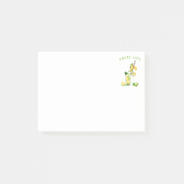 Post-it® Jus de citron Boire Lemonade Publier les notes (Devant)