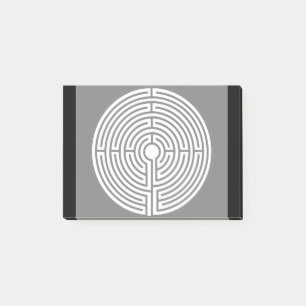 Post-it® Juste un labyrinthe en noir