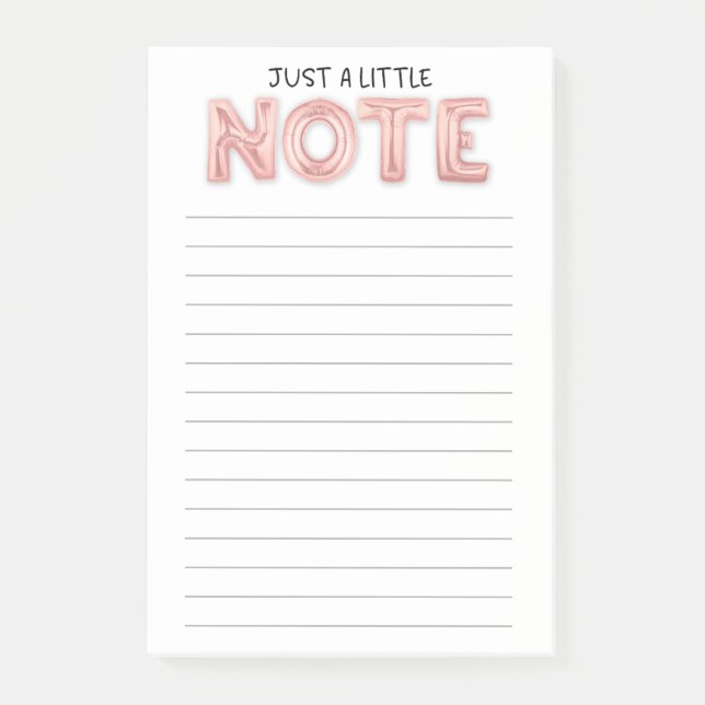 Post-it® Juste une petite note : Notes de post-it (Devant)