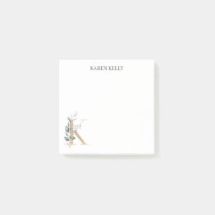 Post-it® K Monogramme Notes florales