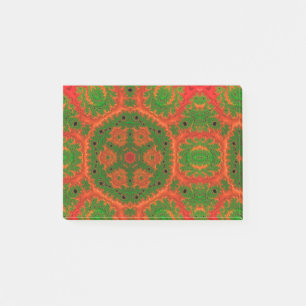 Post-it® Kaleidoscope orange et vert Notes
