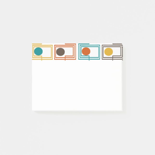 Post-it® Kandinsky Rectangles avec Ovals (Devant)