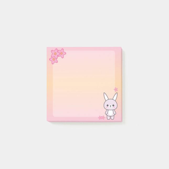 Post-it® kawaii bunny Post-It Notes (Devant)