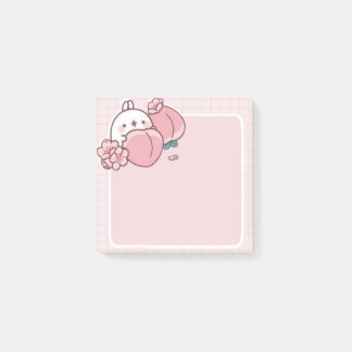 Post-it®  kawaii pêche fleur pêche Sakura lapin rose mignon