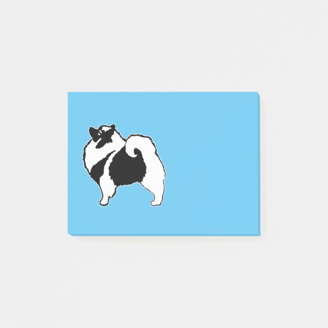 Post-it® Keeshond Graphics - Cute Original Chig Art (Devant)
