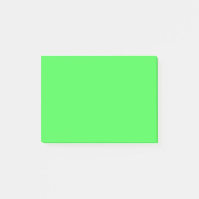 Post-it® Kelly Green Bright Spring Neon 2015 Tendance des c (Devant)