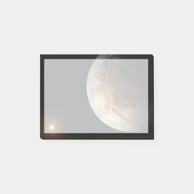 Post-it® Kepler-186f Orbitant Une Étoile Éloignée. (Devant)