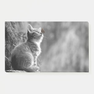 Post-it® Kitten Avec Ami Papillon