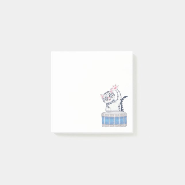 Post-it® Kitten Jouer un tambour (Devant)