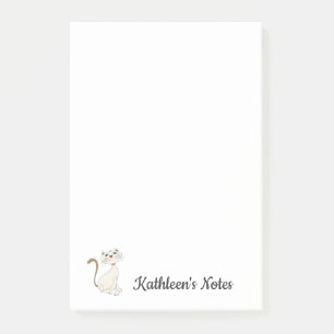 Post-it® Kitty Cat Love Notes Texte de Personnaliser