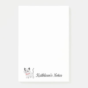 Post-it® Kitty Cat Love Notes Texte de Personnaliser Ch