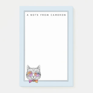 Post-it® Kitty sage KAT   ajoutent votre nom