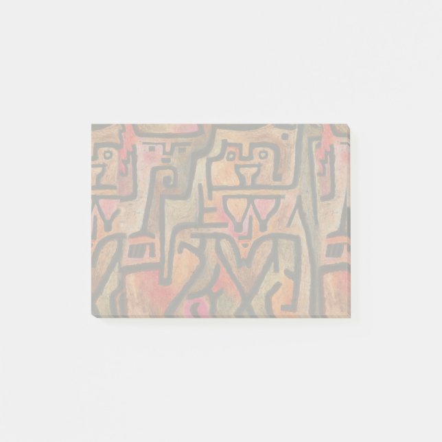 Post-it® Klee Expressionniste Forêt Abstraite Art Moderne (Devant)