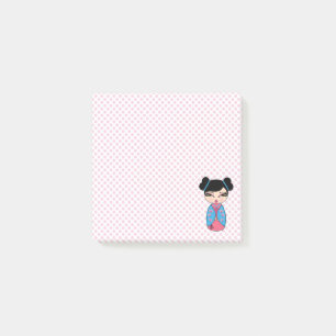 Post-it® Kokeshi Doll Rose
