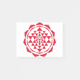 Post-it® La belle Saraswati Yantra pour la croissance et la