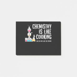 Post-it® La chimie est comme faire cuire juste ne lèchent