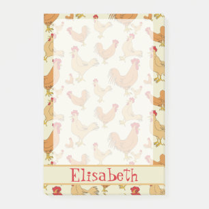 Post-it® La conception Brown de poulet personnalisent