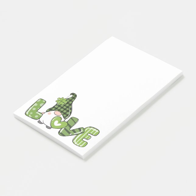 Post-it® La Fête de la Saint-Patrick Gnome (Incliné)
