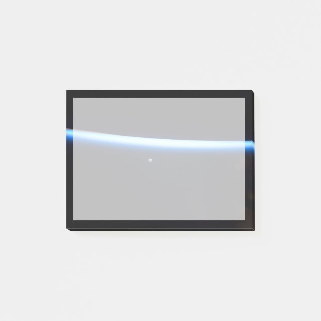 Post-it® La fine ligne de l'atmosphère terrestre et une lun (Devant)