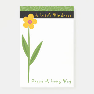 Post-it® La gentillesse élève les fleurs 4 inspirés x 6
