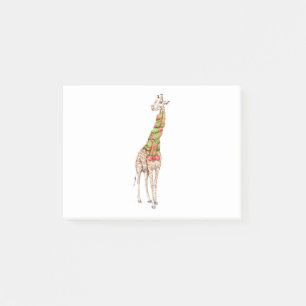Post-it® La girafe dans une écharpe