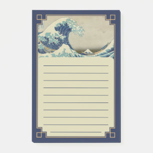 Post-it® La Grande Vague De Kanagawa - Art Japonais Classiq