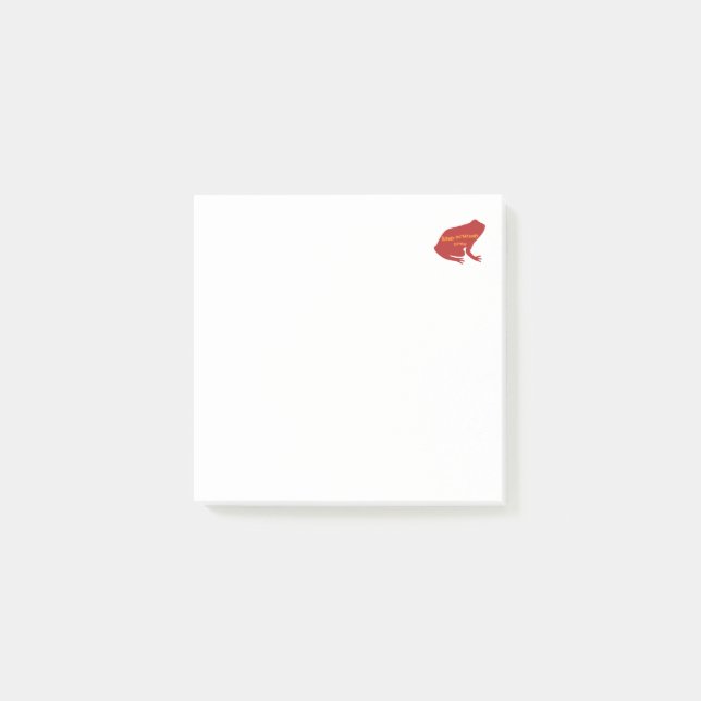 Post-it® La Grenouille Orange - (Devant)