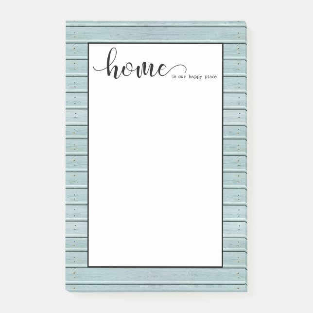 Post-it® la maison est mon endroit heureux (Devant)