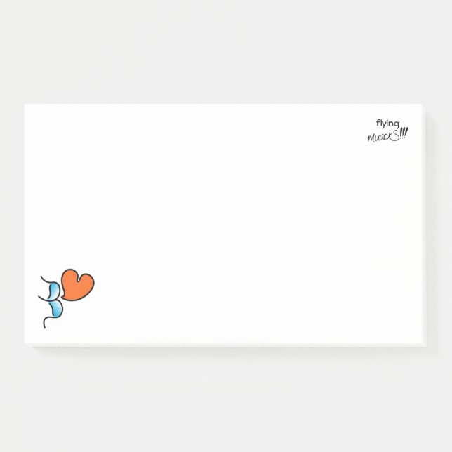 Post-it® la muackS volante ! ! ! -Bleu (Devant)